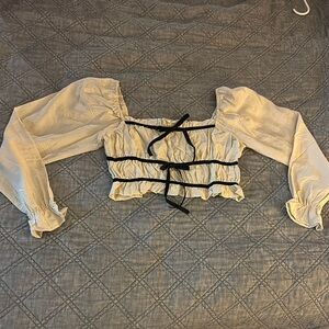 Bow Detail Crop Top